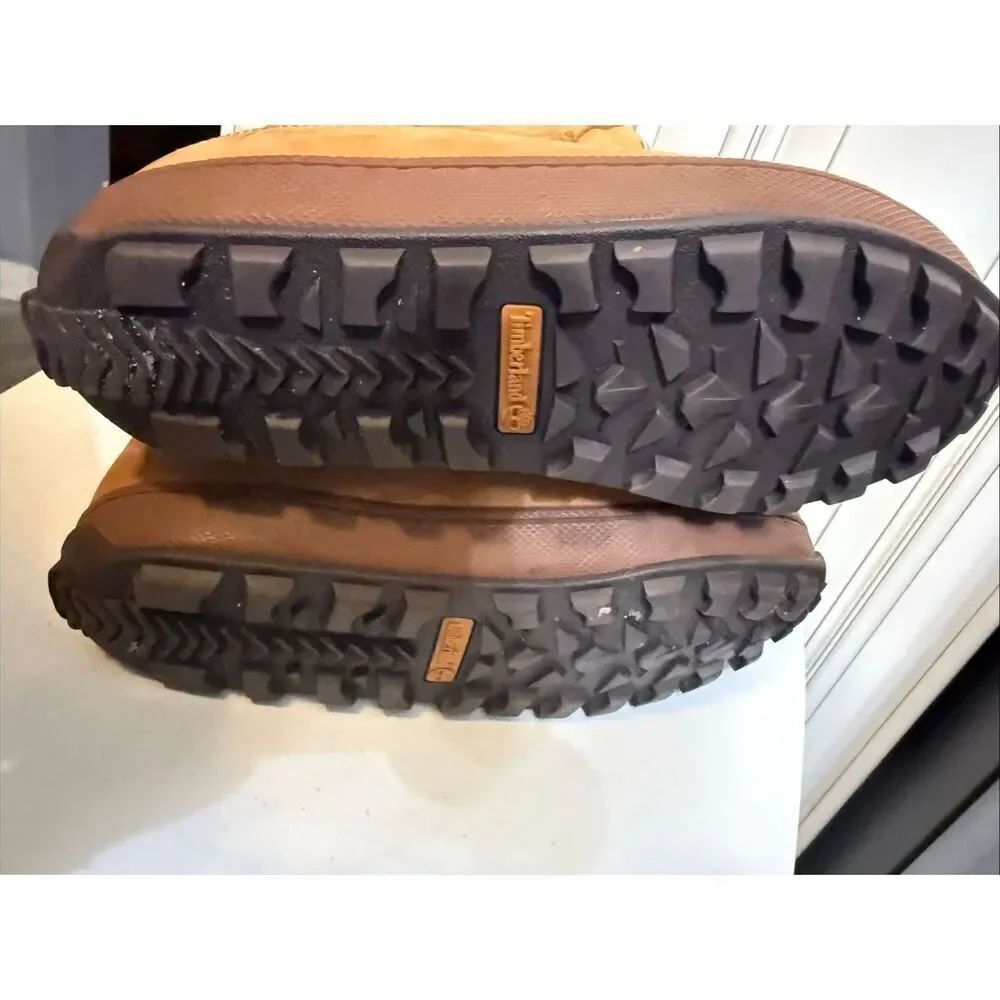 Timberland Women's Mukluk Thermolite Leather Pull On Waterproof Snow Boots Tan 8 - Picture 14 of 14